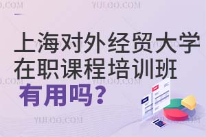 上海對外經貿大學在職課程培訓班有用嗎?