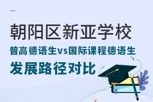 朝陽區新亞學校普高德語生vs國際課程德語生發展路徑對比