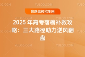 2025年高考落榜補(bǔ)救攻略，三大路徑助力逆風(fēng)翻盤